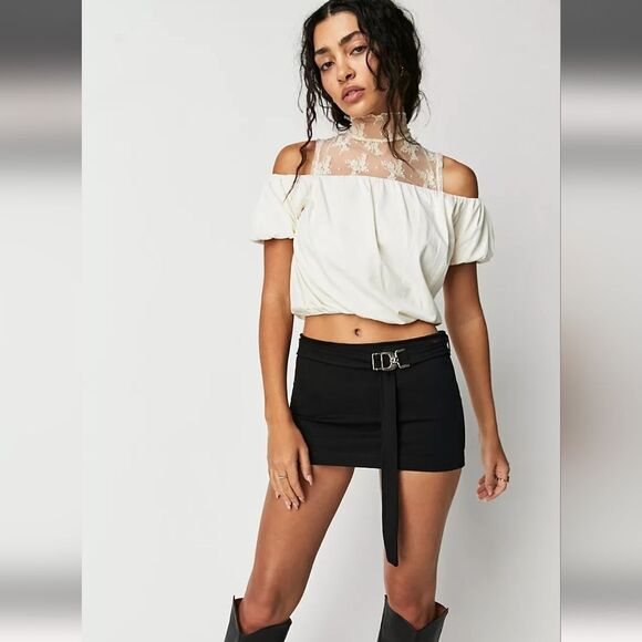 NWT Free People Here To Slay Tee - Picture 5 of 9